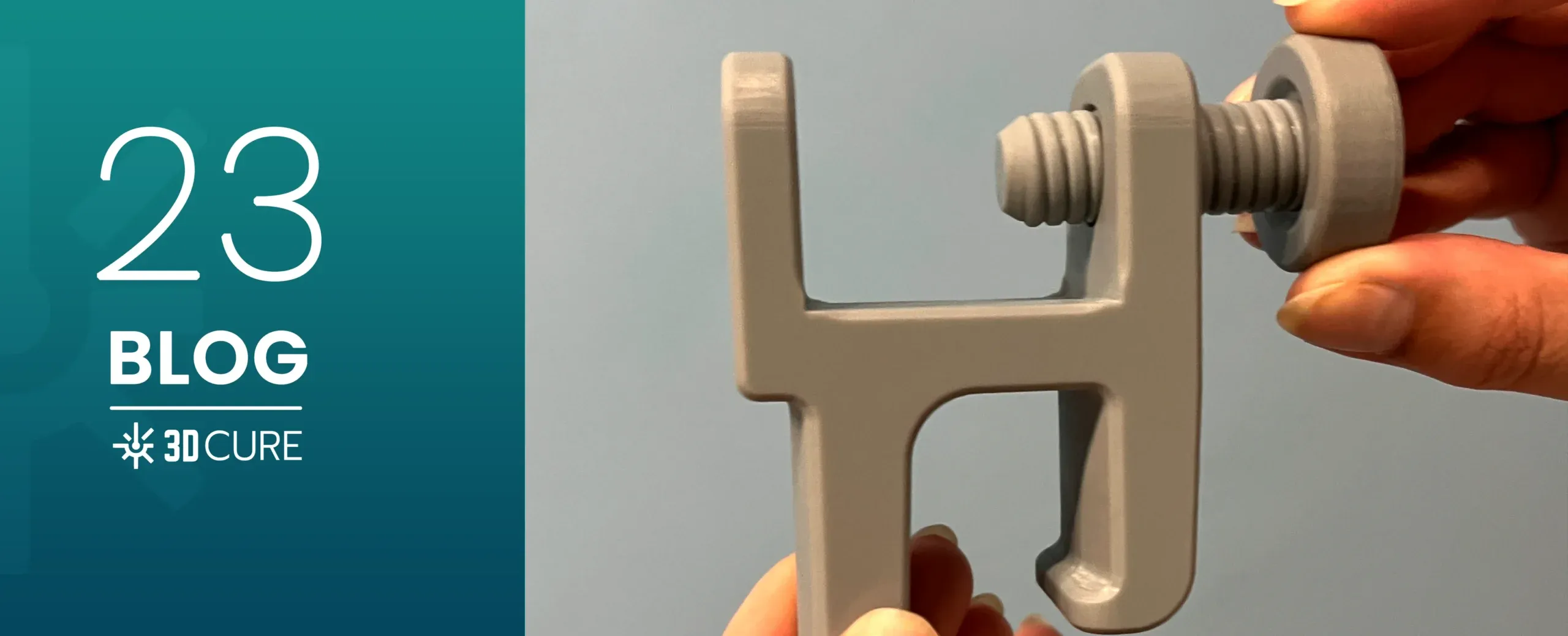 capa do blog sobre o que é resina abs like imagem de uma peça de engenharia feita com a resina abs like 3d cure