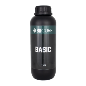 resina para impressora 3d da marca 3D Cure Basic de 1kg.