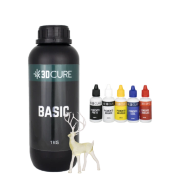 Combo Resina 3D Basic - Clear + 1 Kg Kit Pigmentos