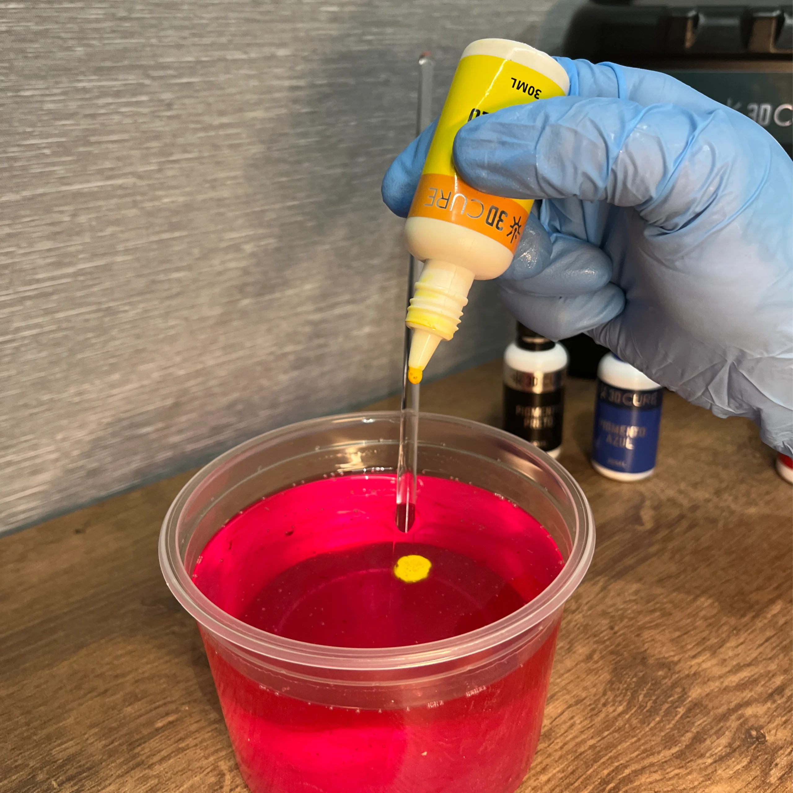 Combo 1 Resina 3D Basic Clear 5 Kg + 1 Kit Pigmentos - Imagem 4