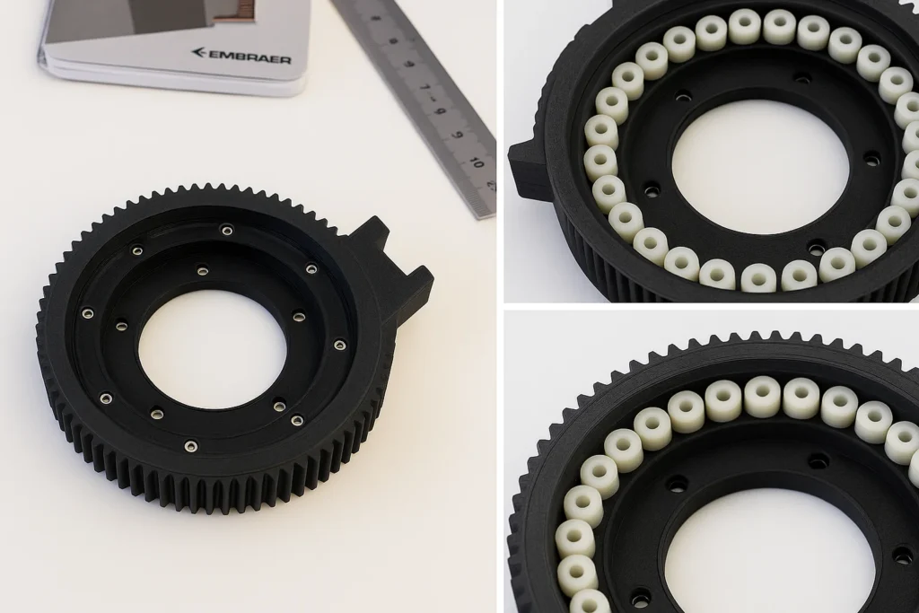 prototipagem com impressão 3D na fábrica da embraer