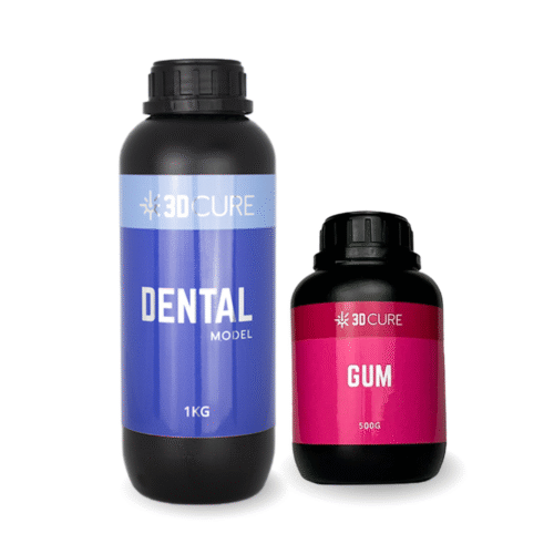 Kit Resina 3D Cure Gum 500g + Dental Model Marfim 1kg - Odontologia