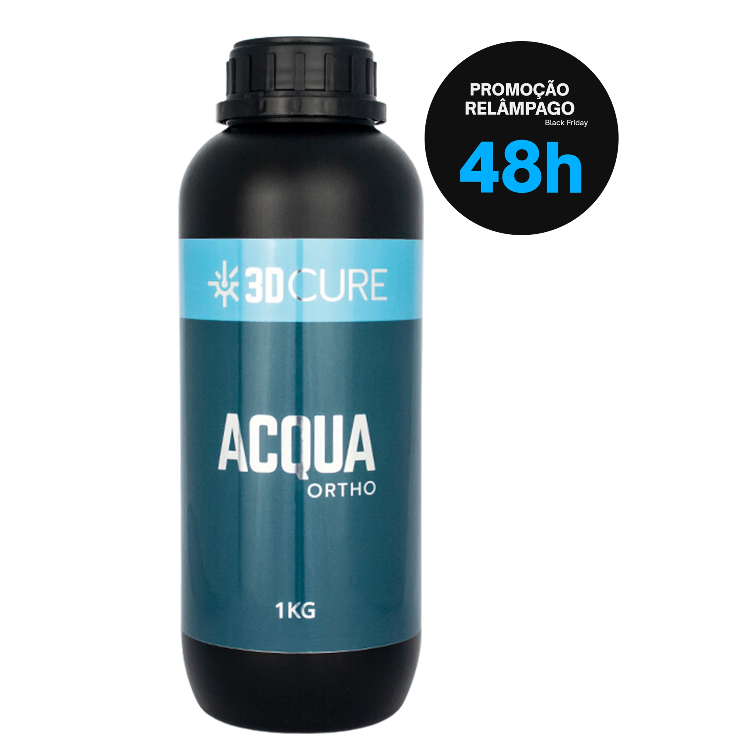 Resina 3D Cure Acqua Ortho - Golden Brown