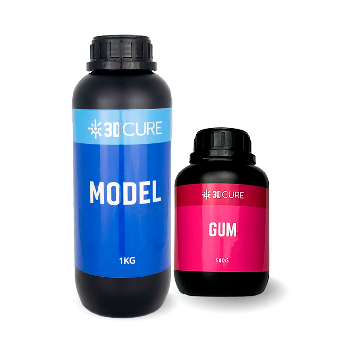 Kit de resinas para impressão resina model e gum.